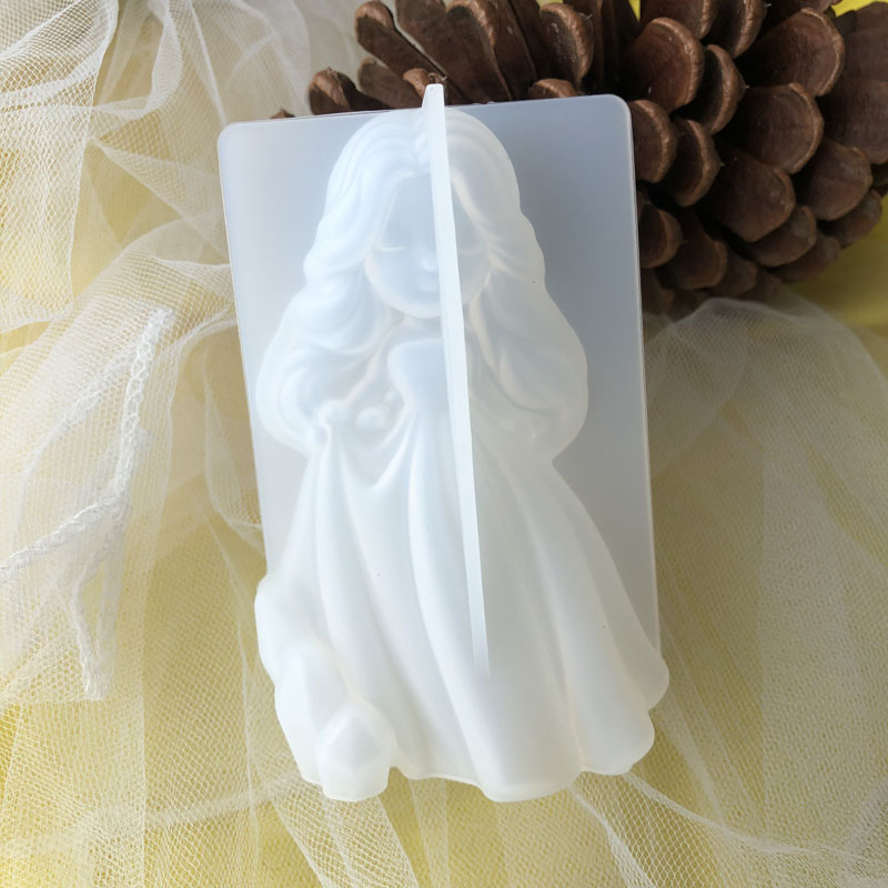 Candle Making Tutorial - 3D süße Prinzessin Silikon Kerze Form