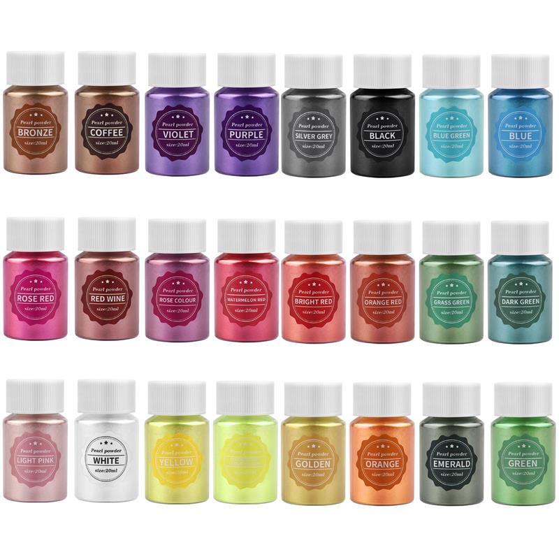 Candle Dye Chip - 10g/Flasche Perlglanz Natürliches Glimmer Mineral Pulver