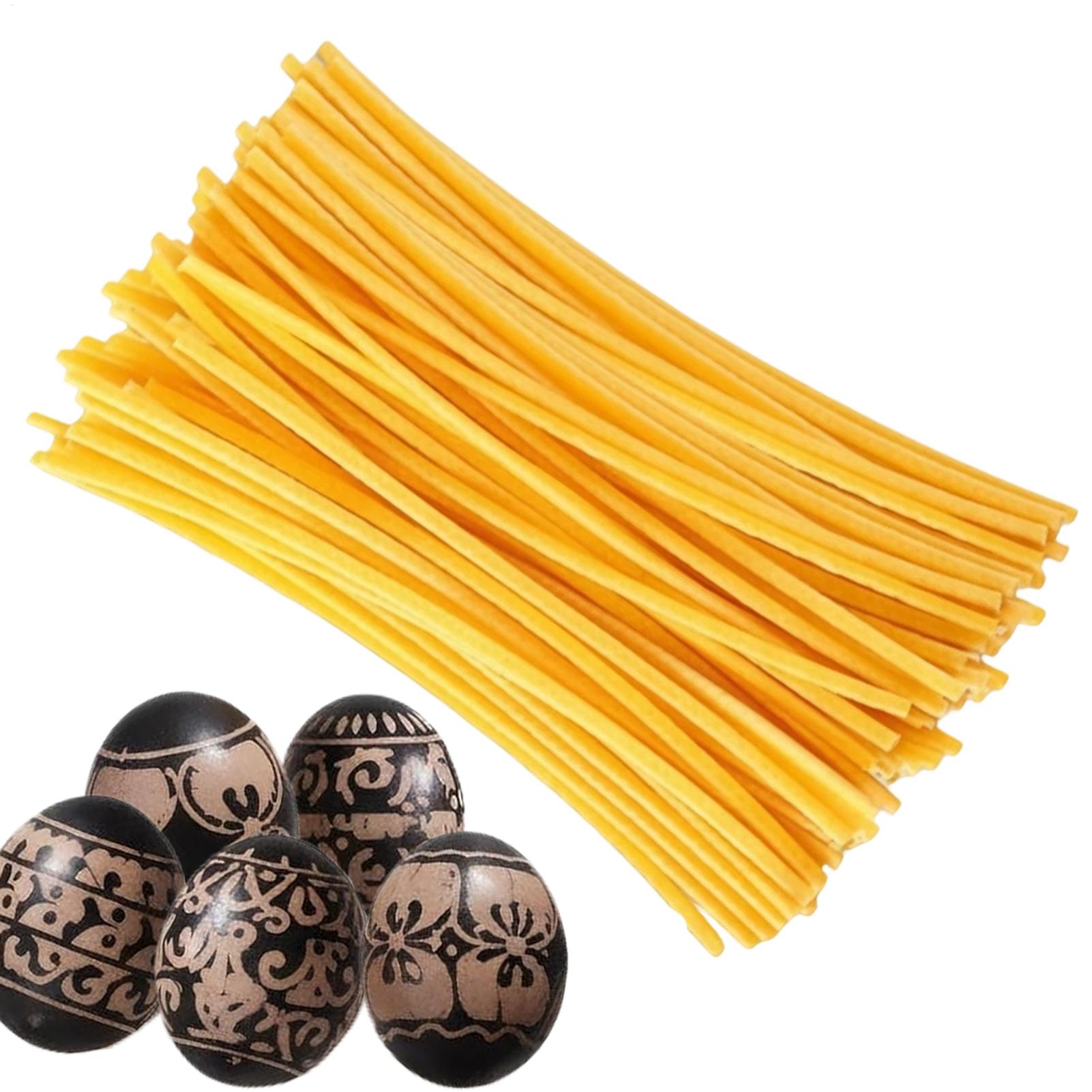 Candle Making With Beeswax - Eier-Dekorations-Bienenwachsstäbchen 120 Stück Oster-Kunstbedarf Kerzenherstellungs-Wachs-Set für