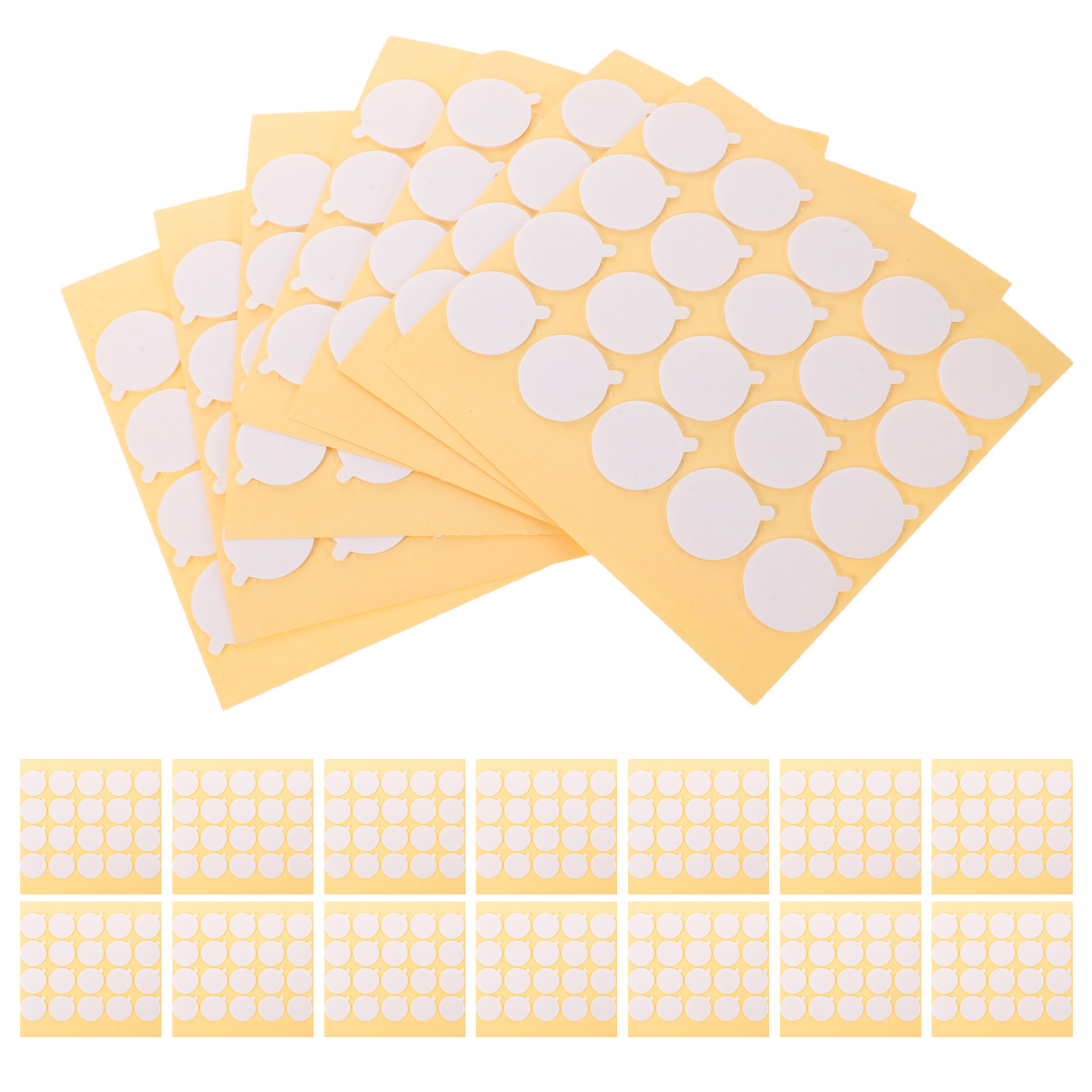 Adhesive Dot Wick - 800 Stück 20mm Runde Klebende Kerzendocht-Fixierungs-Aufkleber
