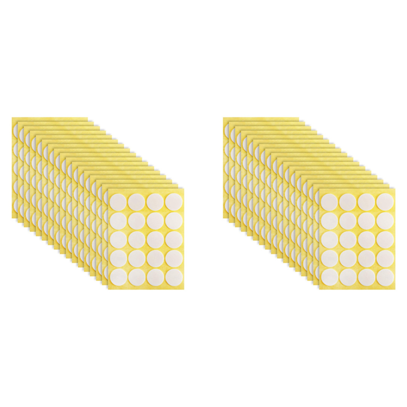 Adhesive Dot Wick - AFOURT-1600 Stück Kerzendochtaufkleber, doppelseitig klebender Punkt,