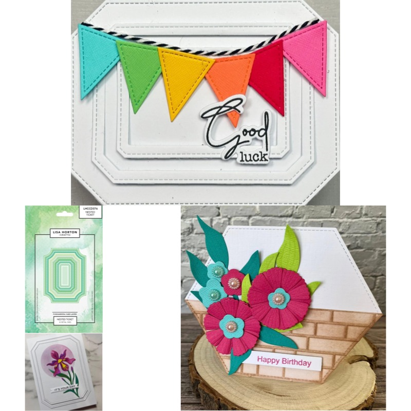 Candle Making Tempe - Petal Emerald Elongated Hexagon Metall-Stanzformen Neuheit