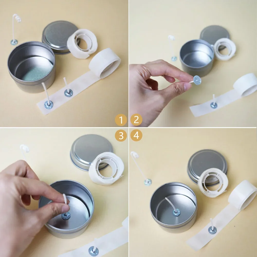 100 Punkte/Rolle Kerzendochtau – Adhesive Dot Wick Bewertung und Preis