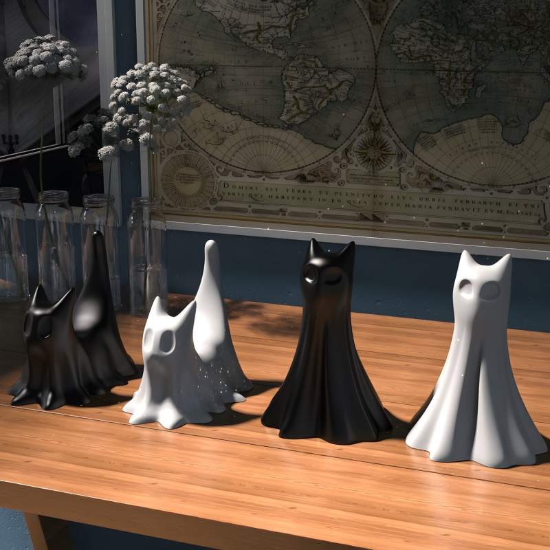 Geisterkatze Halloween Desktop – Candle Making Tutorial Bewertung und Preis