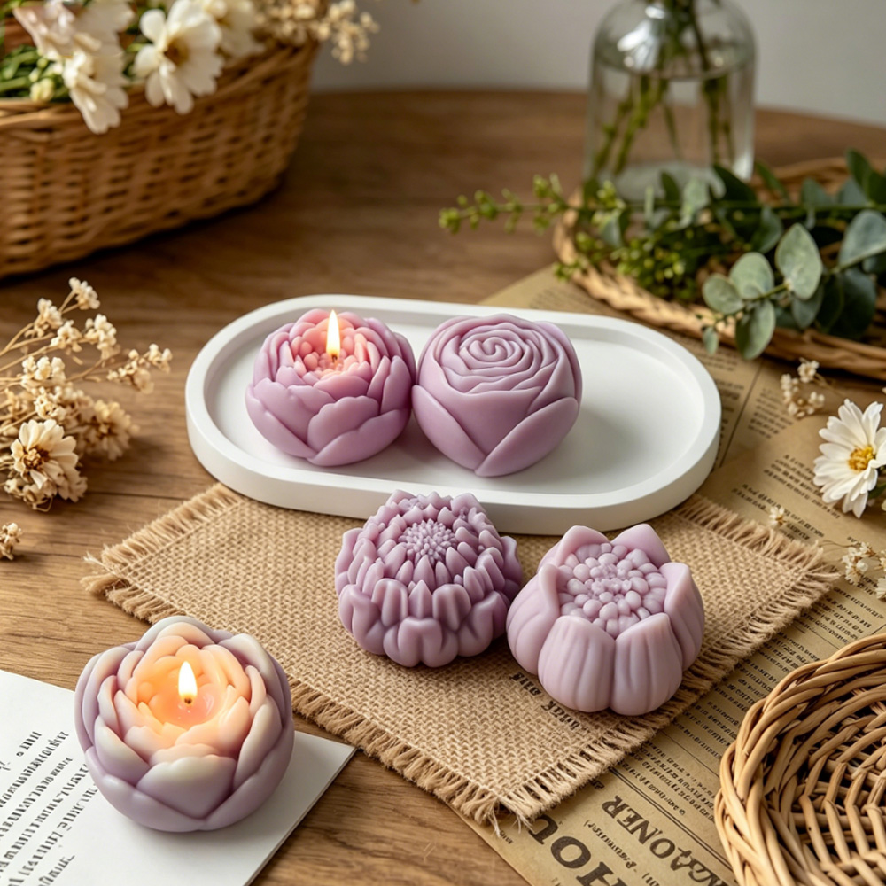 3D Blumen Silikonform Pfingstr – Candle Making Wax Melter Bewertung und Preis