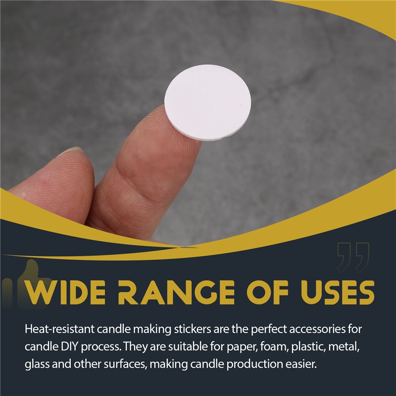 800 Stück Kerzendochtaufkleber – Adhesive Dot Wick Bewertung und Preis
