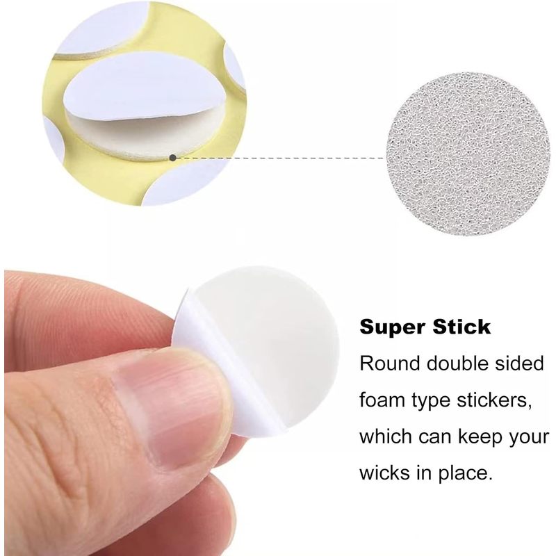240 Stück Kerzendocht-Aufklebe – Adhesive Dot Wick Bewertung und Preis