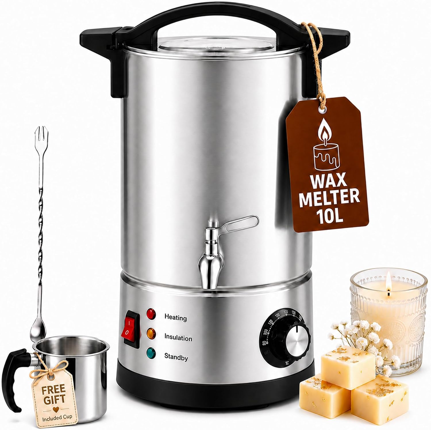 10L Wachsschmelzer für Kerzenh – Candle Making Tempe Bewertung und Preis